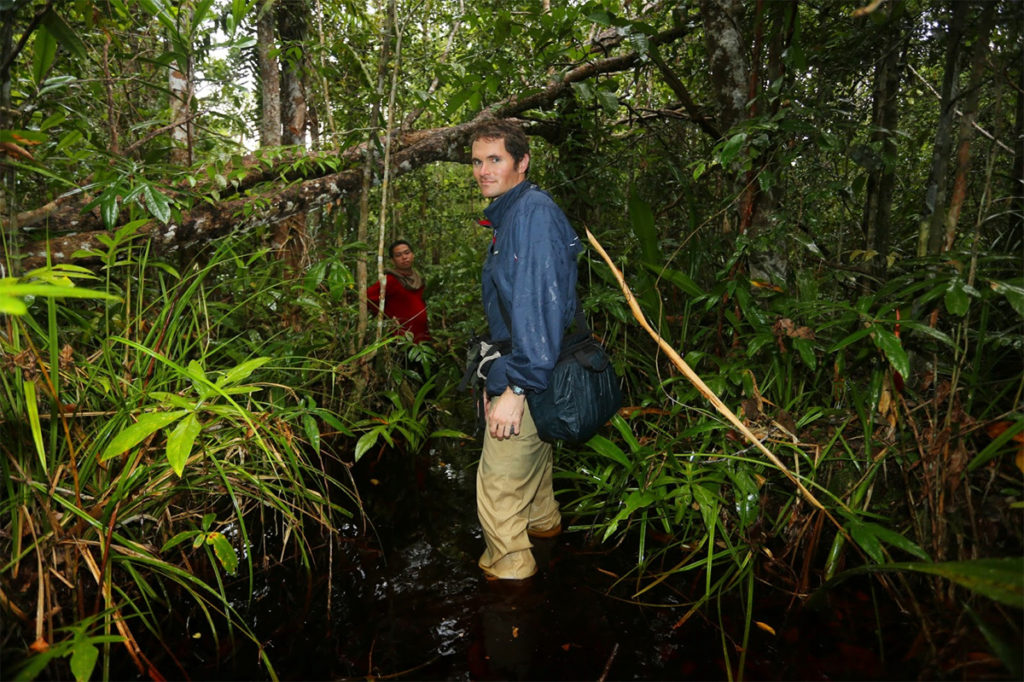 Rhett Butler at the age of 35 in 2013 in Indonesian Borneo.