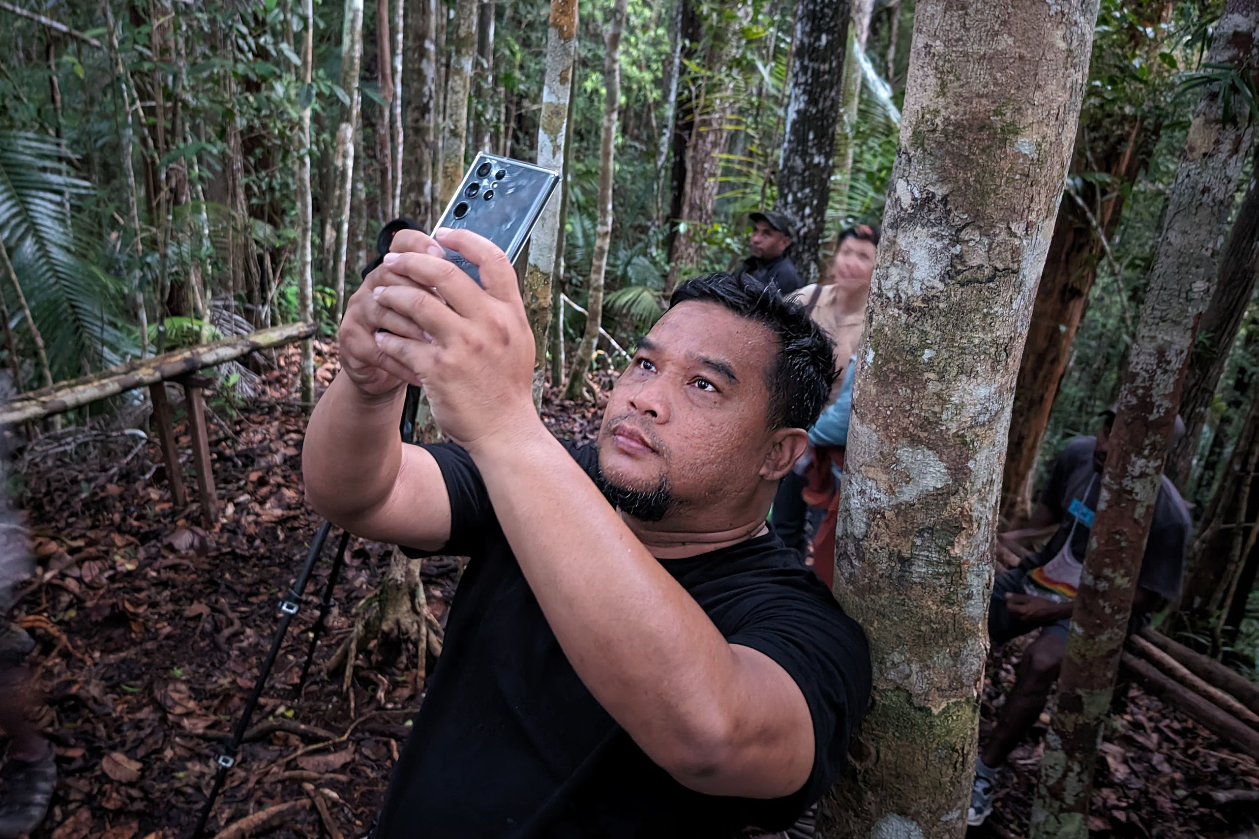 Akhyari Hananto in West Papua. Photo by Rhett Ayers Butler