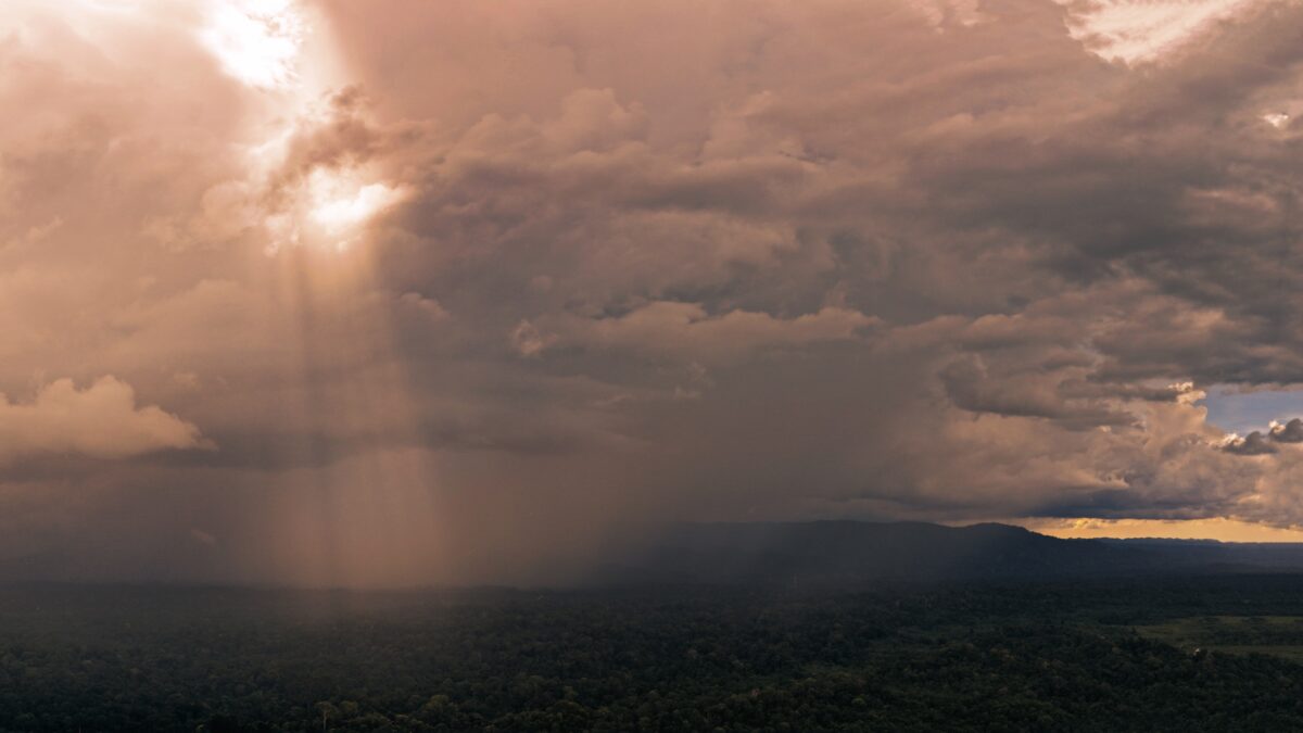 An approaching storm in Temburong District, Brunei, on the island of Borneo in November 2025. My photo