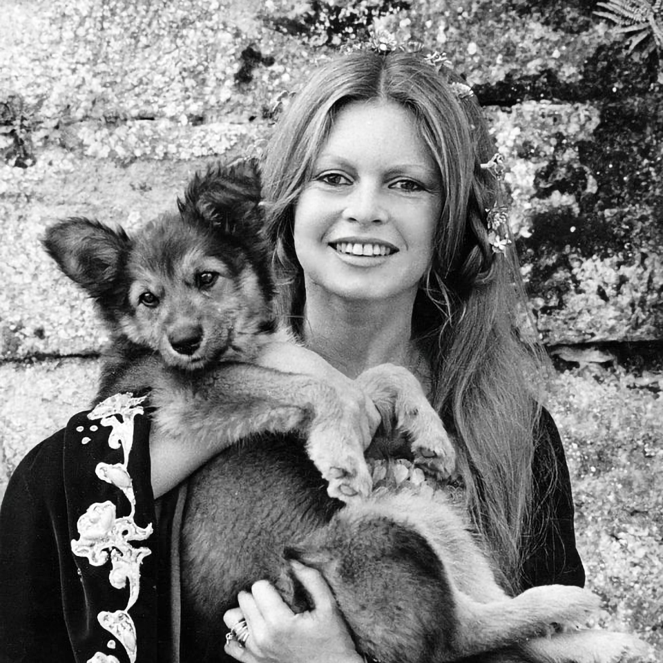 Brigitte Bardot in the 1980s.